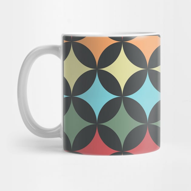 Geometric Pattern: Circle Nested: Ornament by Red Wolf